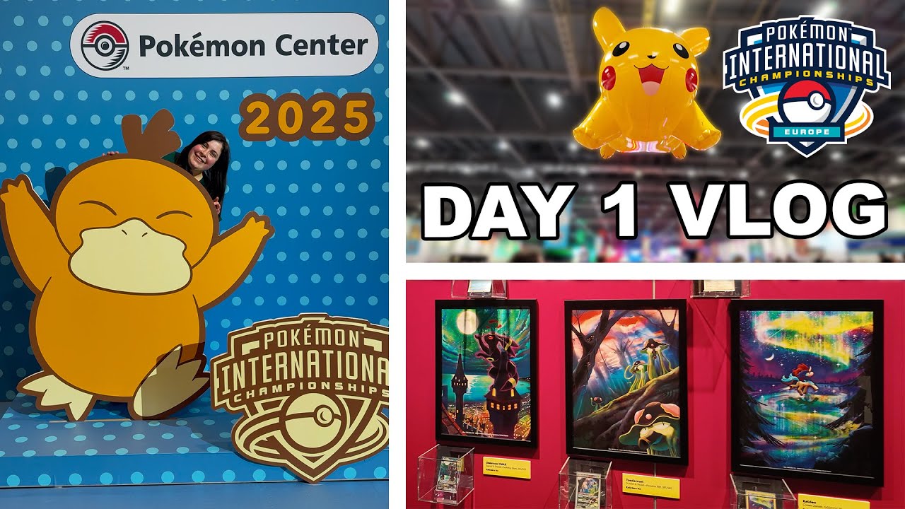 I Went To My FIRST EVER Pokemon Championships! London EUIC 2025 Day 1!