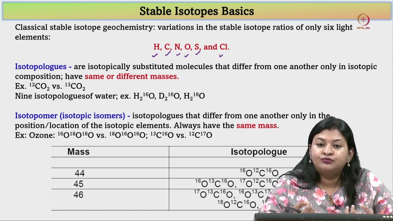 Lec 38 Stable Isotopes - I