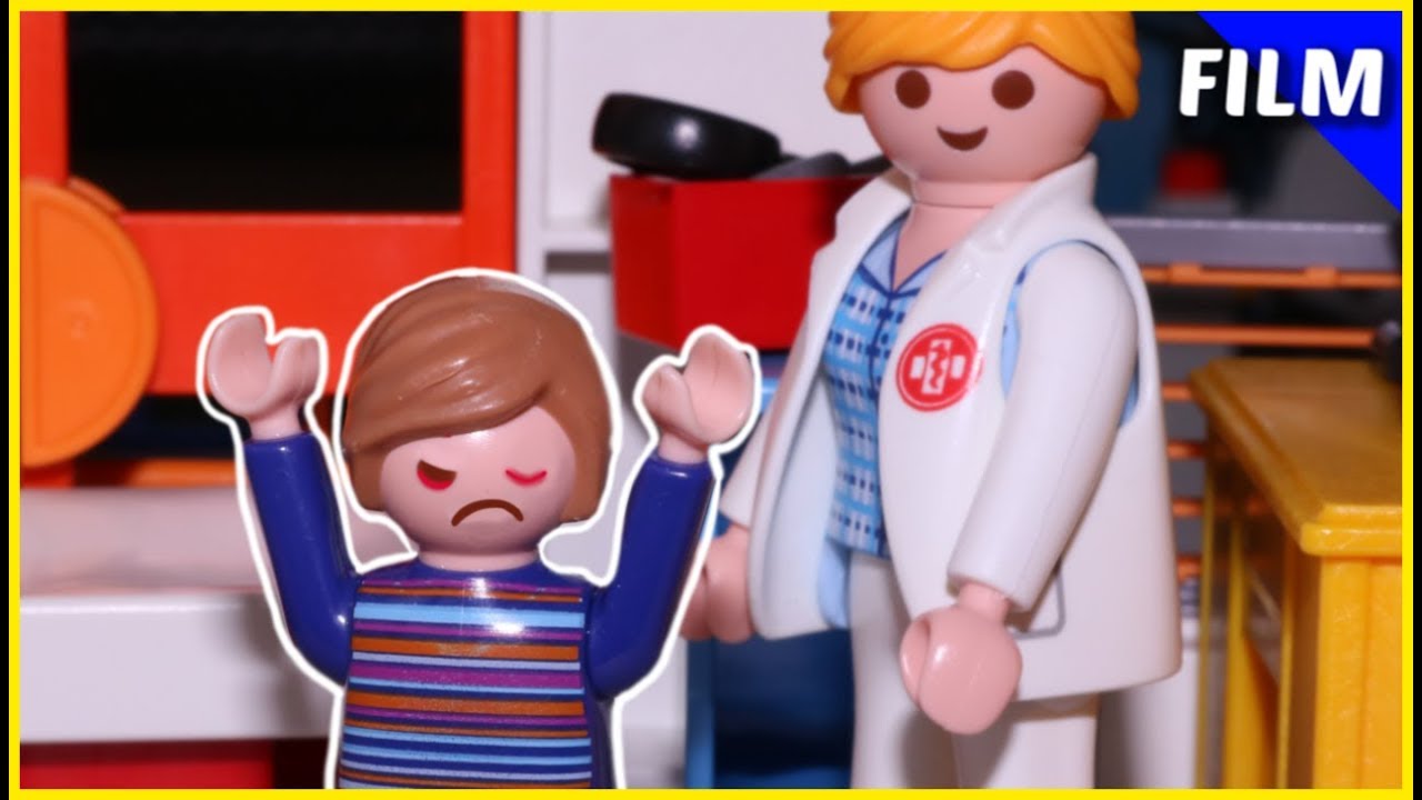 Playmobil Film deutsch Bindehautentzündung an beiden Augen - Linus muss zum Arzt