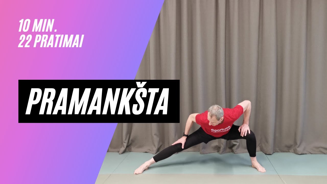 Pramankštos pratimai prieš kiekvieną treniruotę