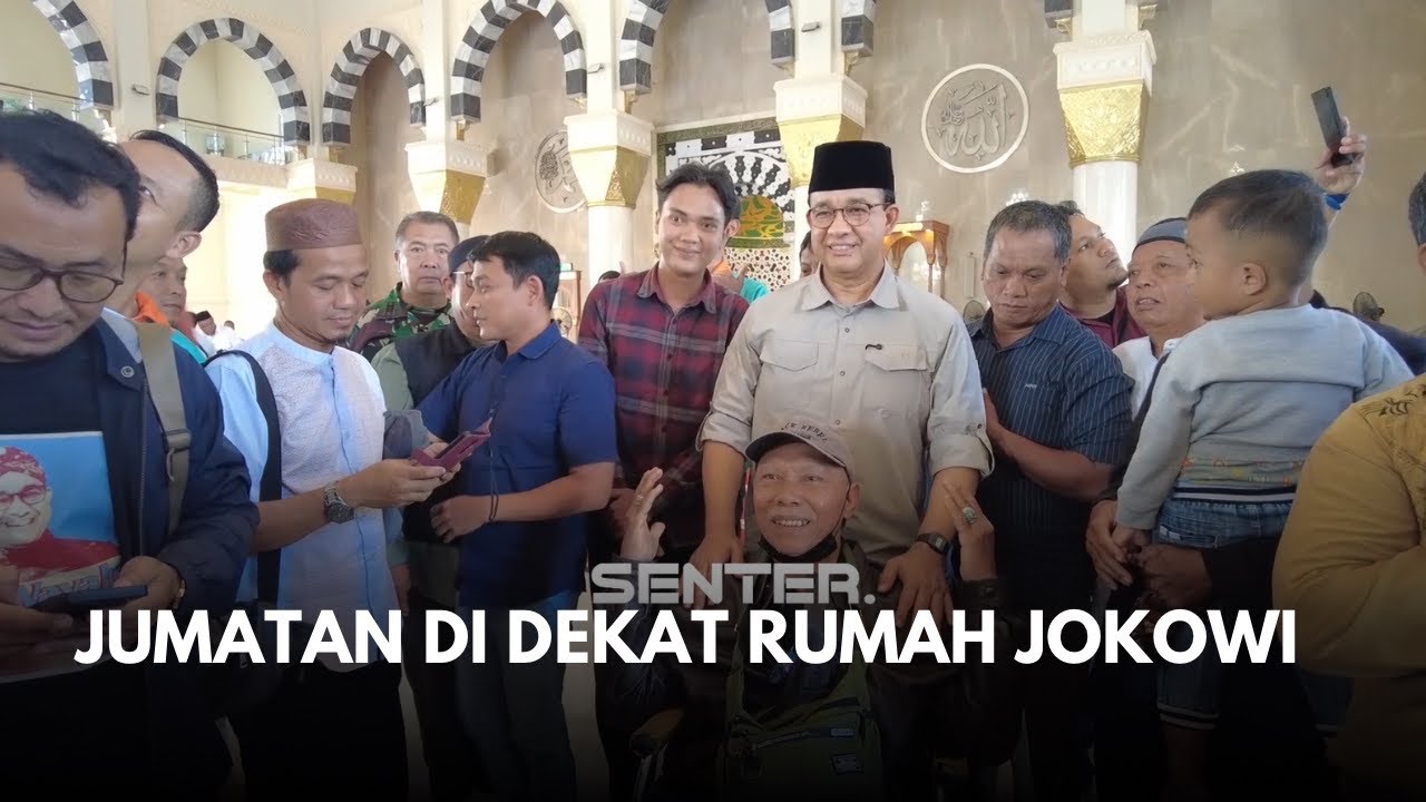 ABAH ANIES SHOLAT JUMAT DEKAT RUMAH JOKOWI