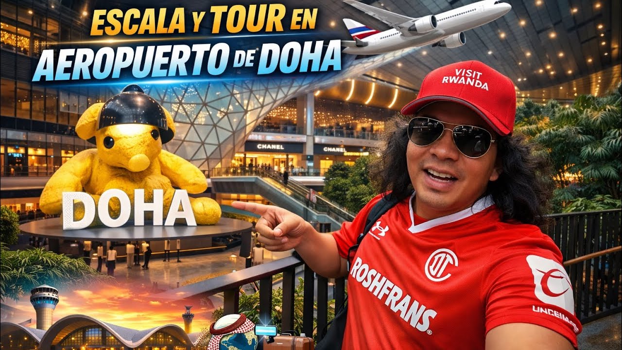 ¡16 BILLONES de DÓLARES! El aeropuerto MÁS LUJOSO del mundo | QATAR 🇶🇦✈️🇲🇽