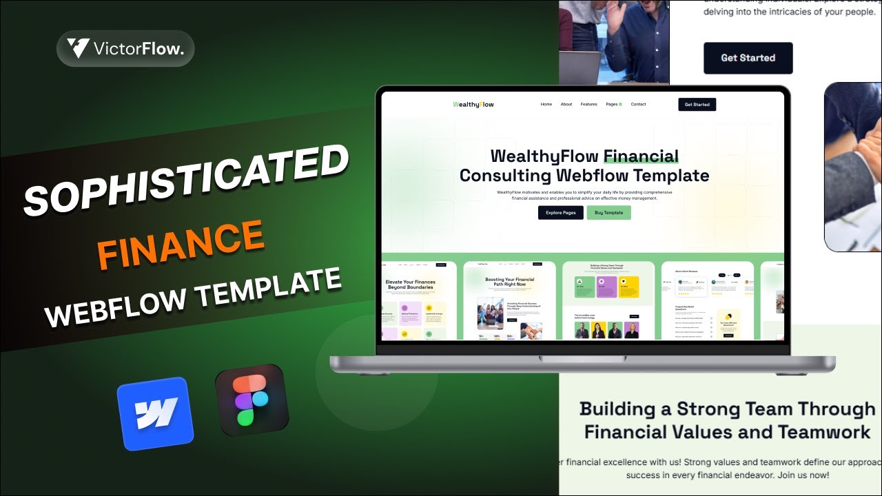 Create Professional Finance & Consulting Websites in Webflow | WealthyFlow