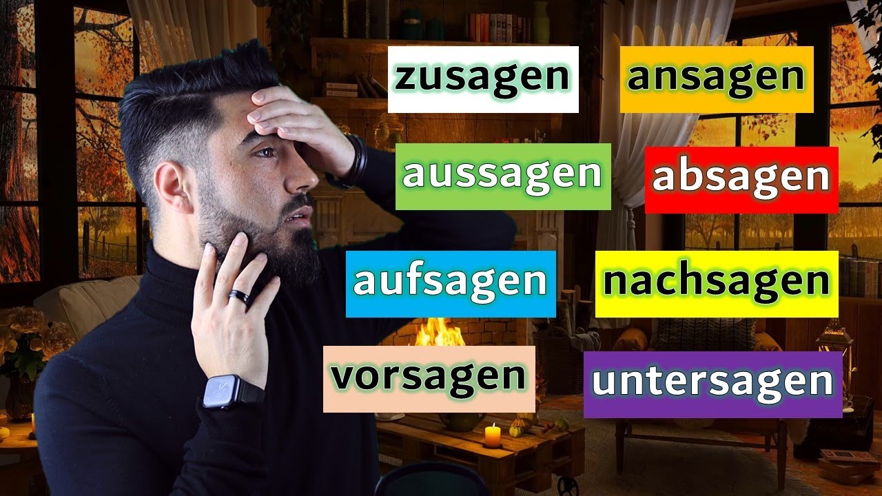 مشتقات الفعل sagen