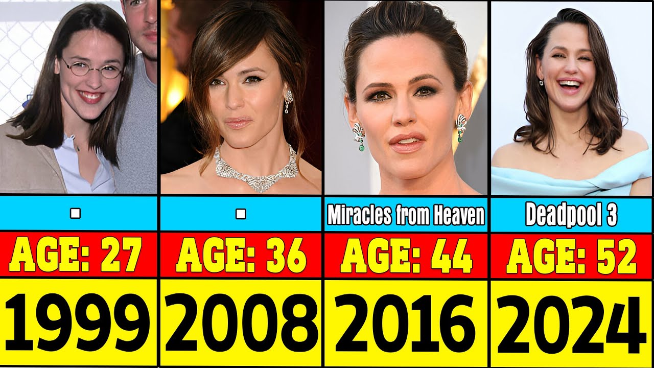 Jennifer Garner transformation from 1999 to 2024