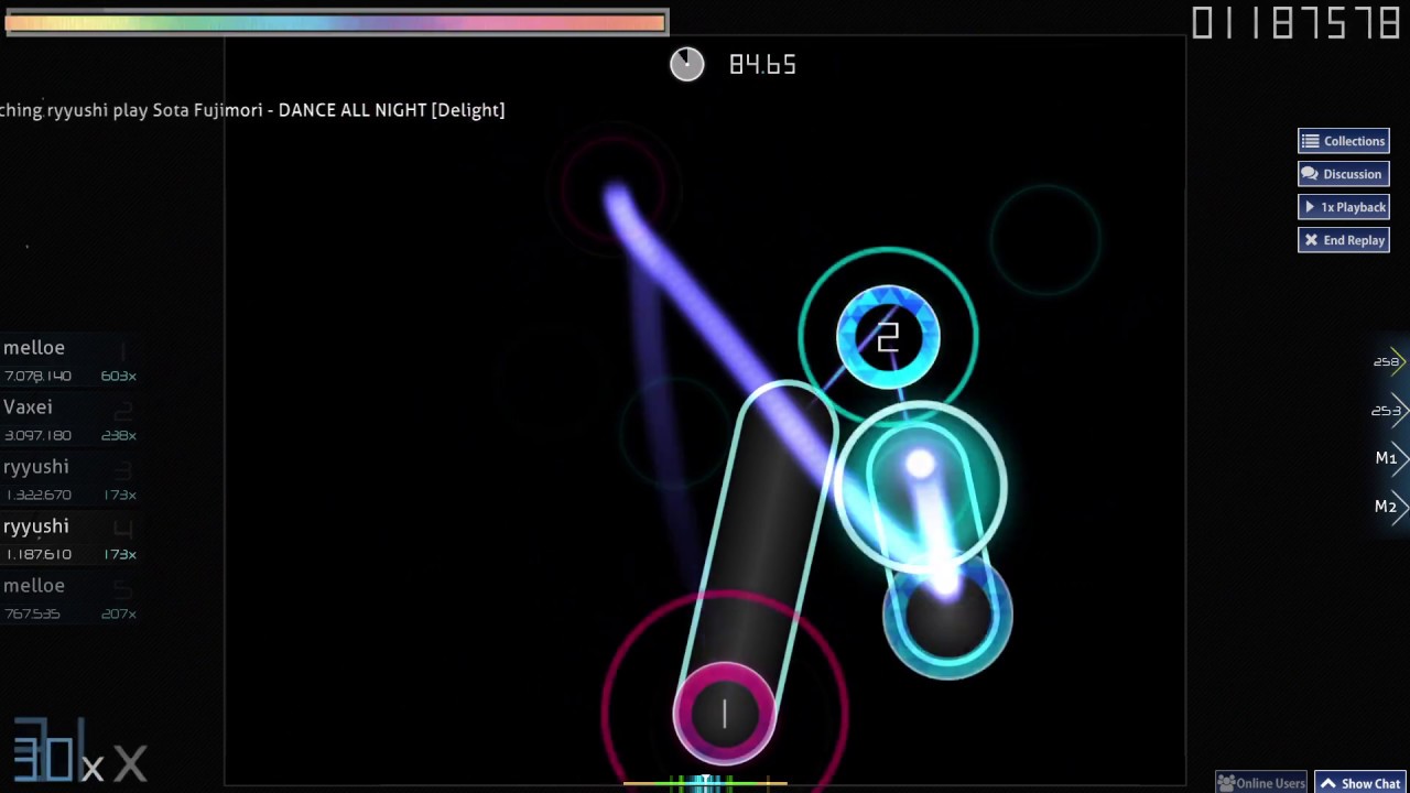 ryyushi | Sota Fujimori - DANCE ALL NIGHT [Delight] | Testplay v1