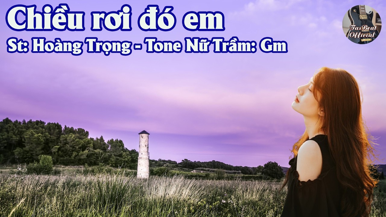 Karaoke Chiều Rơi Đó Em Tone Nữ Trầm | TAS BEAT