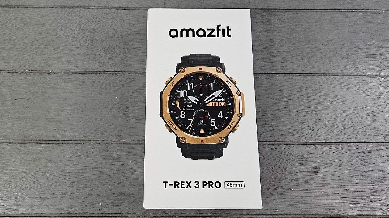 Amazfit T Rex 3 Pro- GOLD — распаковка, настройка и первые впечатления: надежные функции умных ча...