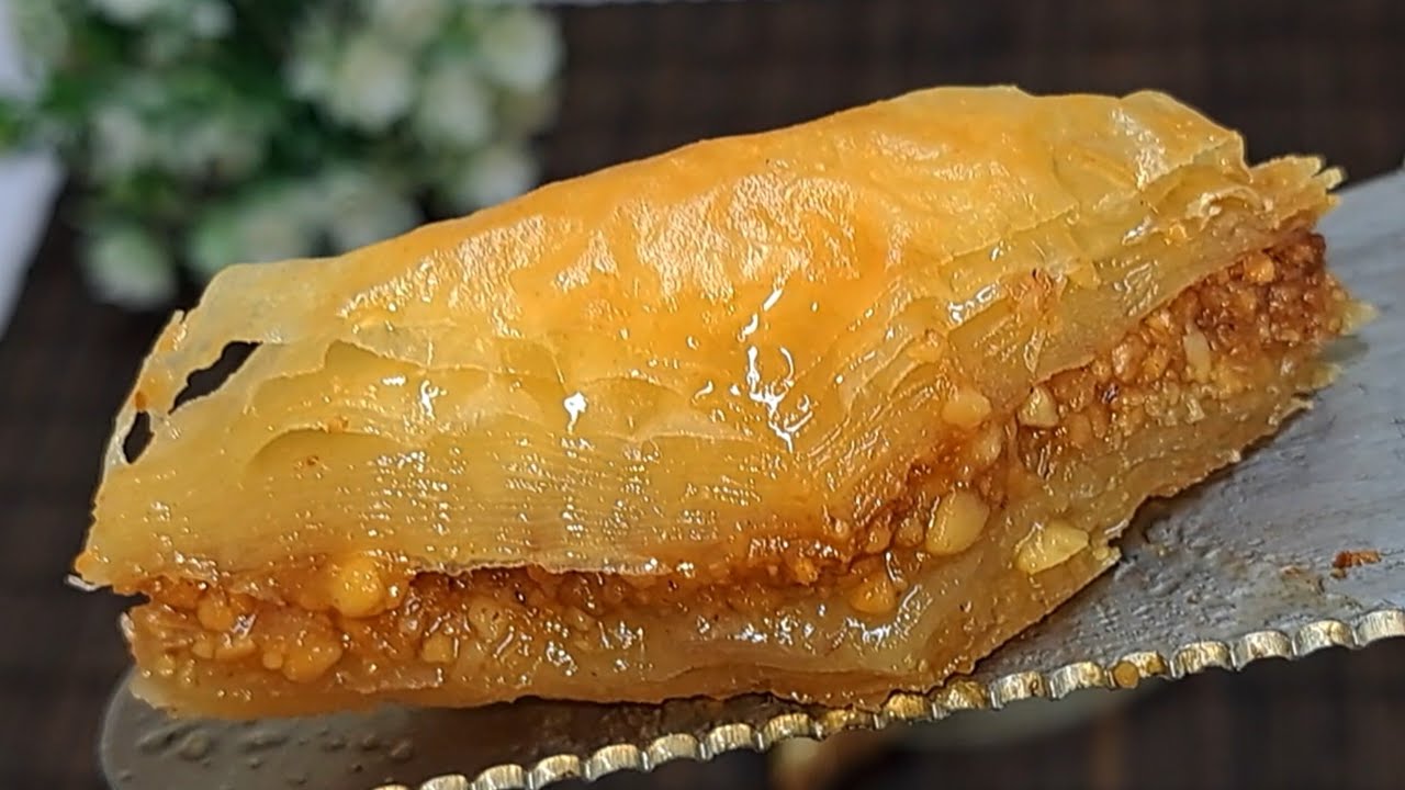 الجلاش (بقلاوه)بكل احترافيه❗️بطريقه سهله هتنبهري من جماله❗️بطعم وشكل ينافس اكبر حلواني👌