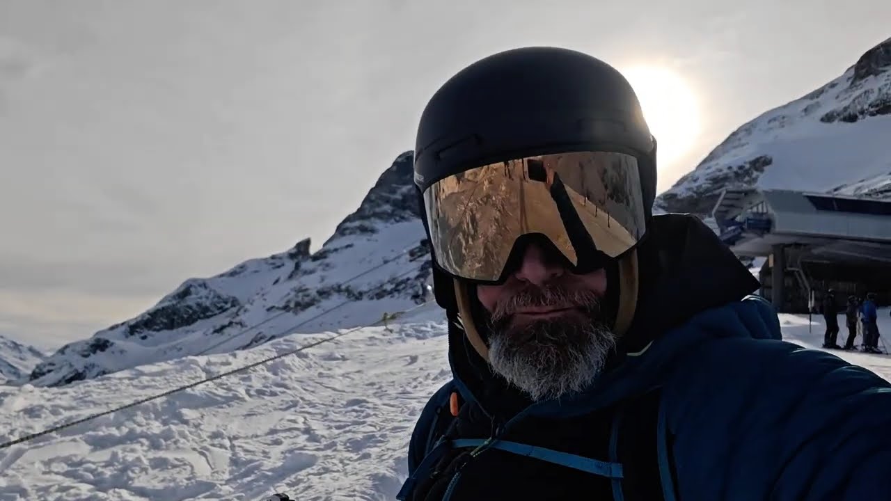 Scott Skihelm und Goggle
