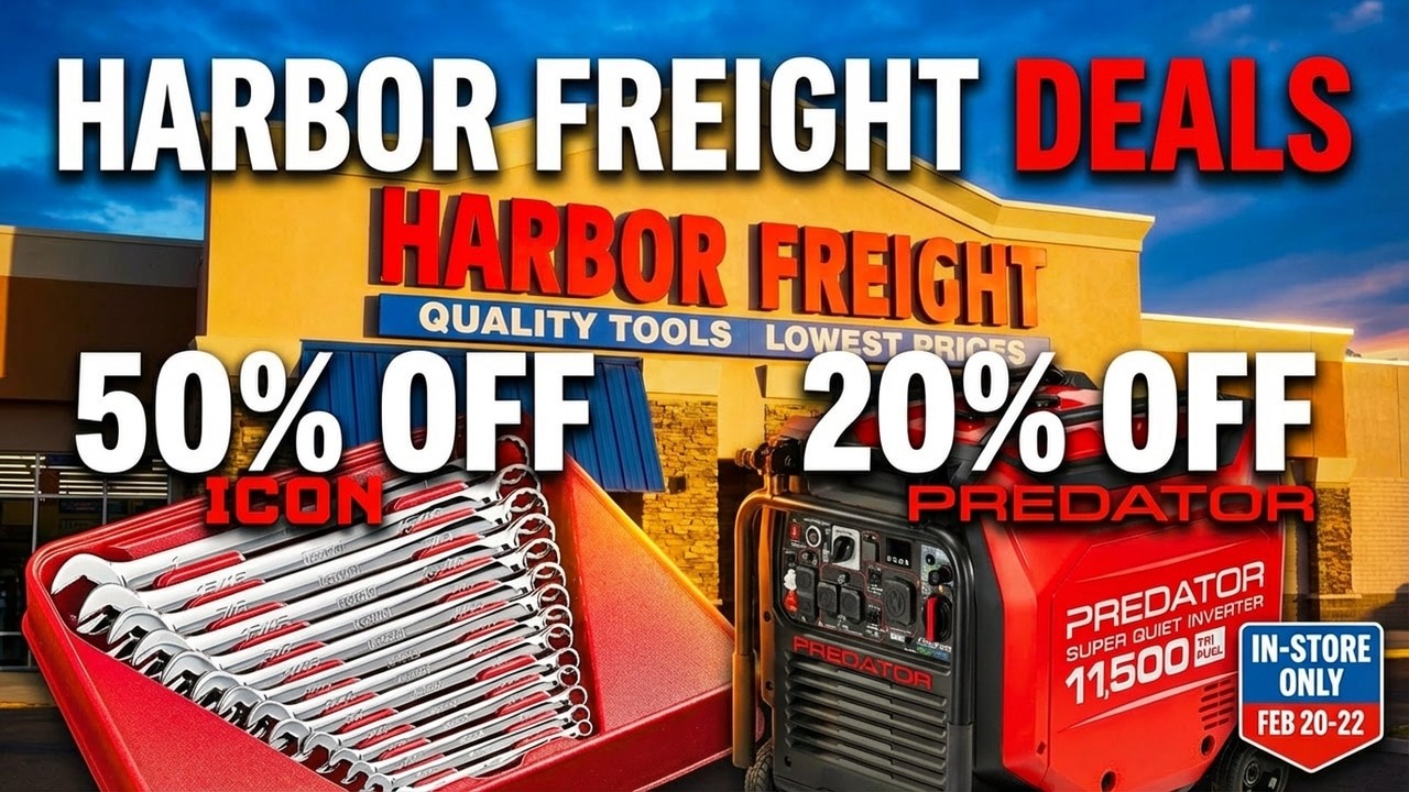 Harbor Freight February Deals Worth Buying Right Now!
