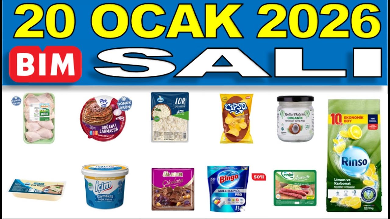 BİM 20 OCAK 2026 KATALOĞU ✅ BİM MARKET SALI ✅ İNDİRİMLİ ÜRÜNLER | RESMİ KATALOG | NET ANLATIM