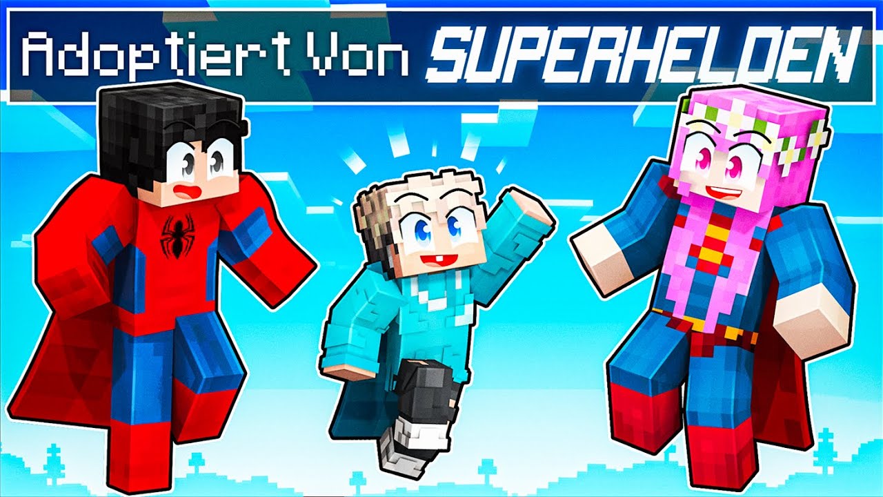 ADOPTIERT von einer SUPERHELDEN FAMILIE in Minecraft!