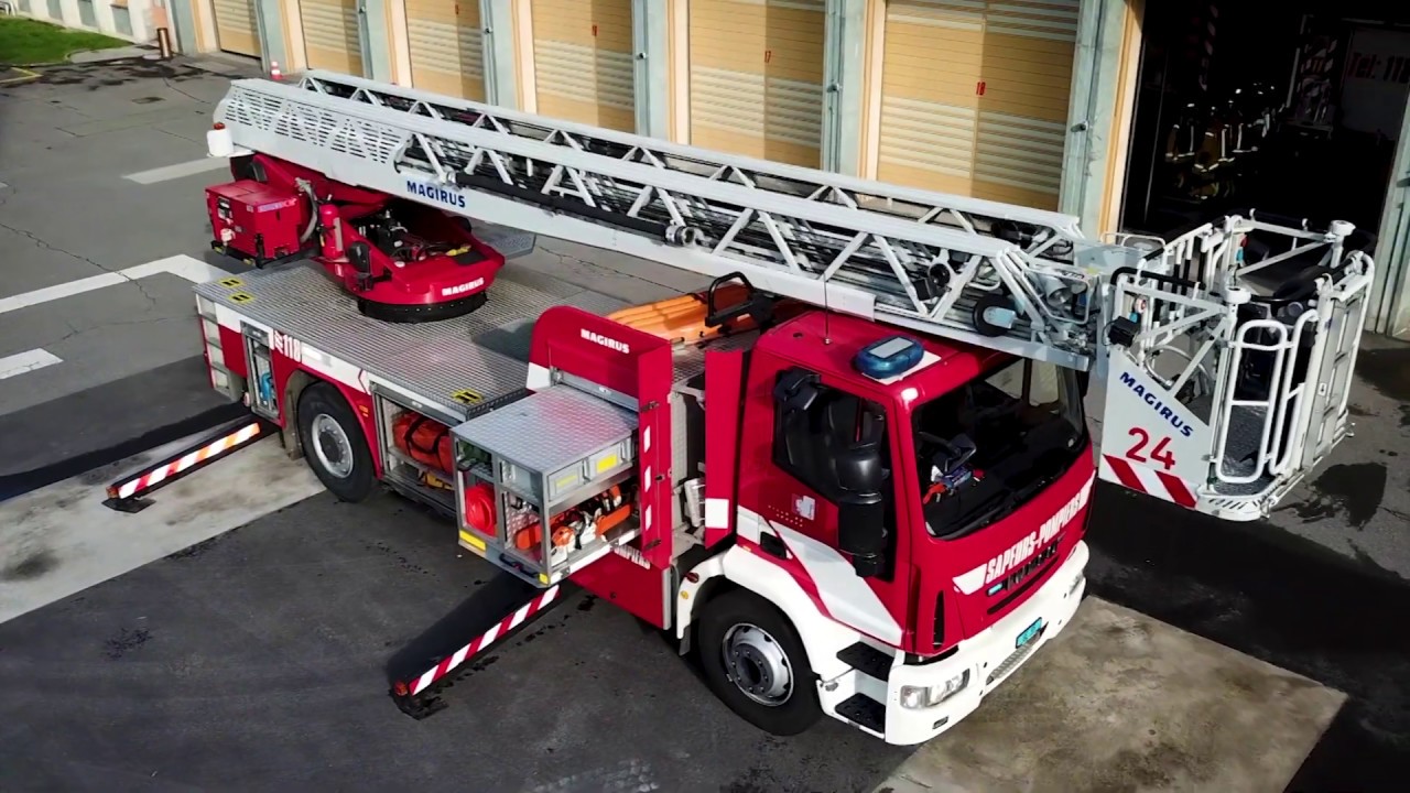 Pompiers Genève - Auto-échelle