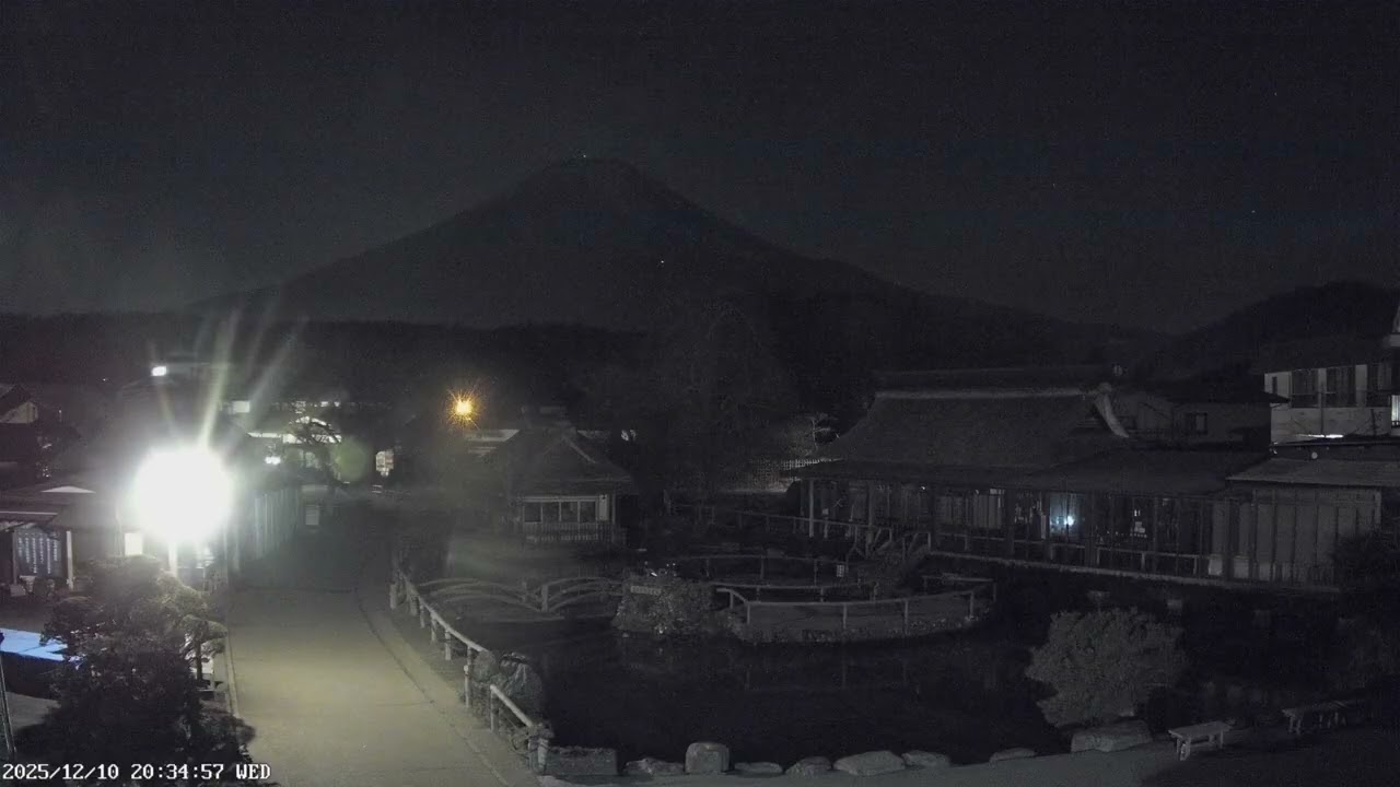 FUJIYAMA01 TIMELAPSE 12 2025 Oshino Hakkai 忍野八海 富士山ライブカメラのタイムラプス