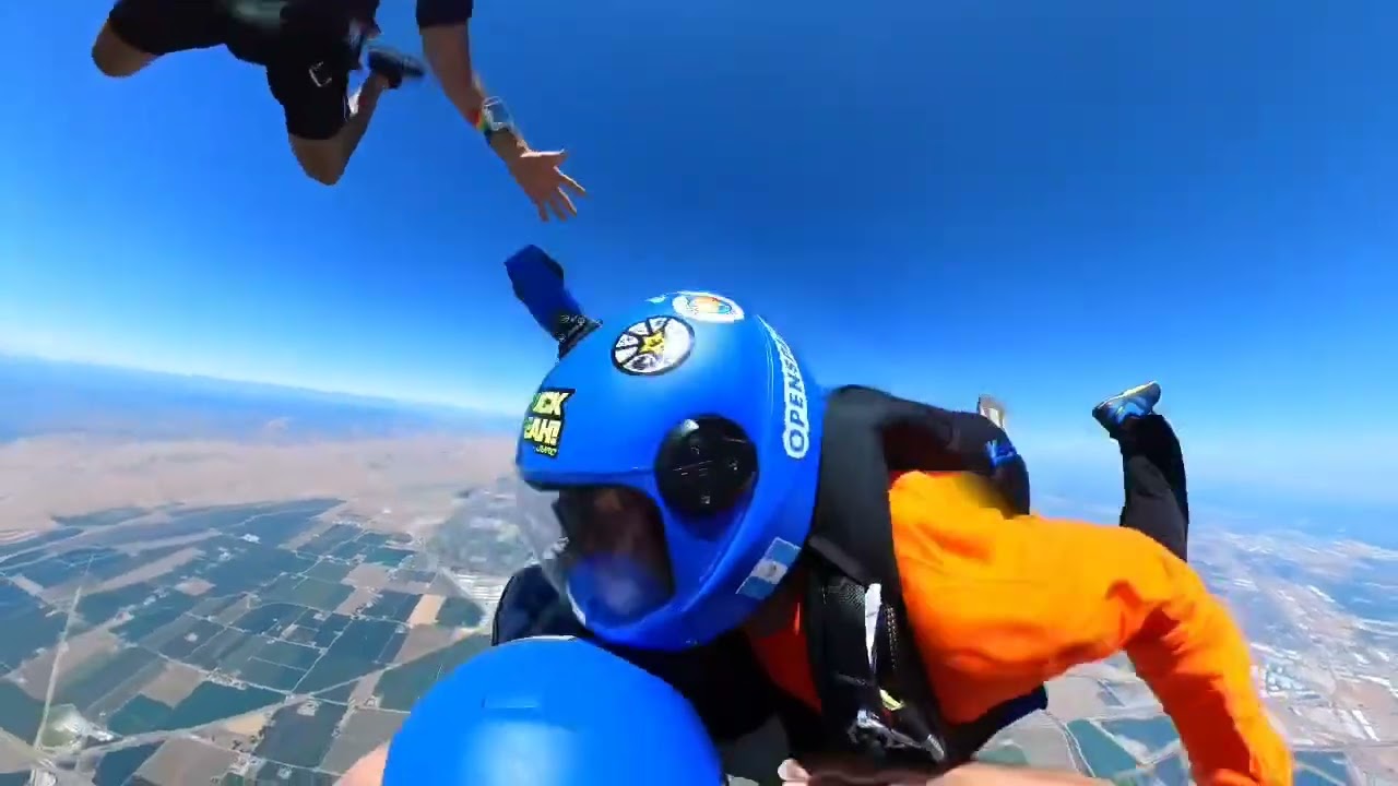 Skydive - 4 way hybrid semi success lol - Jump #115