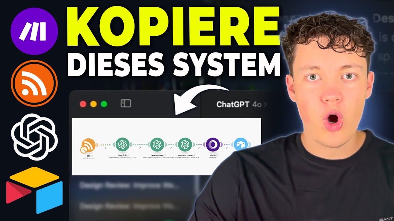 Wie du mit KI dein Content Marketing AUTOMATISIERST - Make.com Deutsch