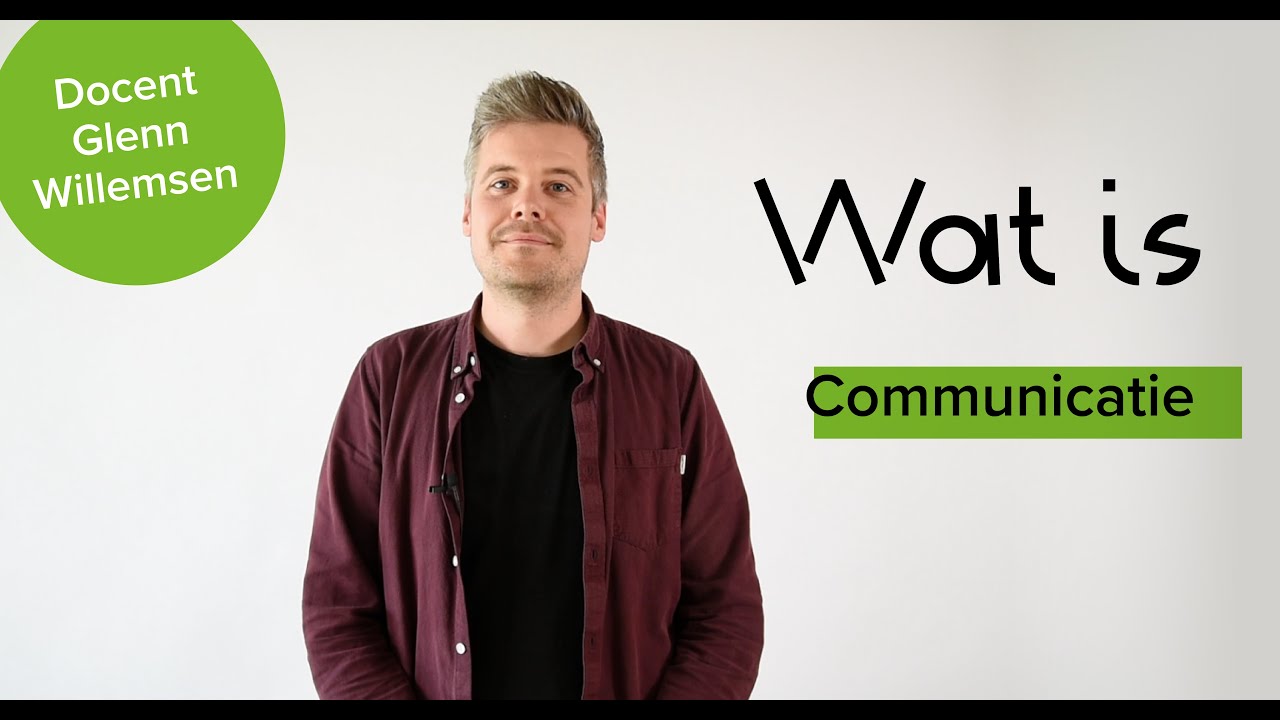 Krijg les van docent Glenn: Communicatie (bachelor Orthopedagogie)