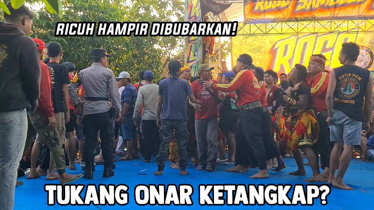 RICUH PARAH SAMPAI BELAKANG PANGGUNG❗️BANTENGAN ROGO SAMBOYO PUTRO Live Kuwik Kunjang Kediri