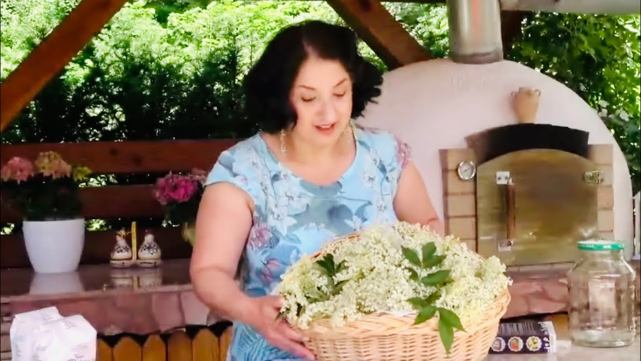 Сироп из Cоцветий БУЗИНЫ ☝️Очень полезен витаминами❤️К ЭЛИНЕ