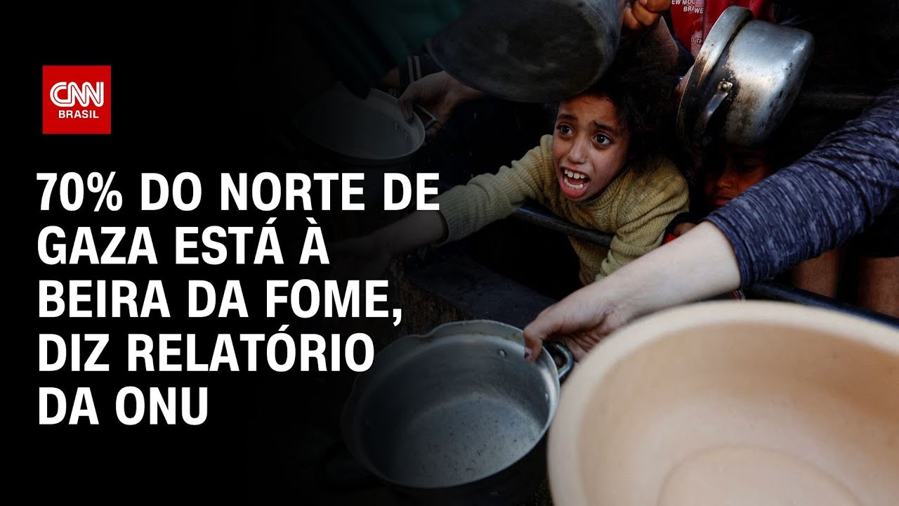 70% do norte de Gaza está à beira da fome, diz relatório da ONU | CNN NOVO DIA