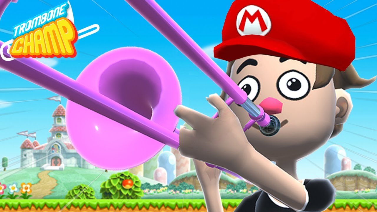 Butchering Nintendo songs on Trombone Champ