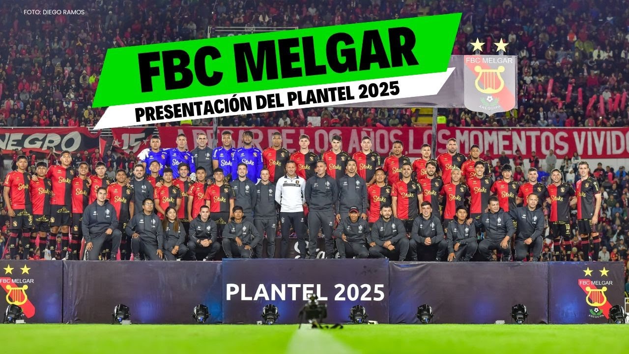 Presentación del plantel del FBC Melgar - Temporada 2025 (VIDEO COMPLETO)