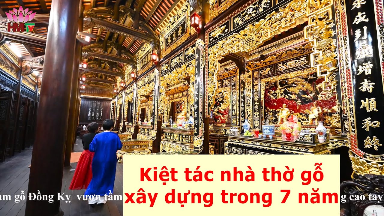 Choáng Ngợp Nhà Thờ Tổ Nghề Lớn Nhất Việt Nam - Đồ Gỗ Hướng Mai
