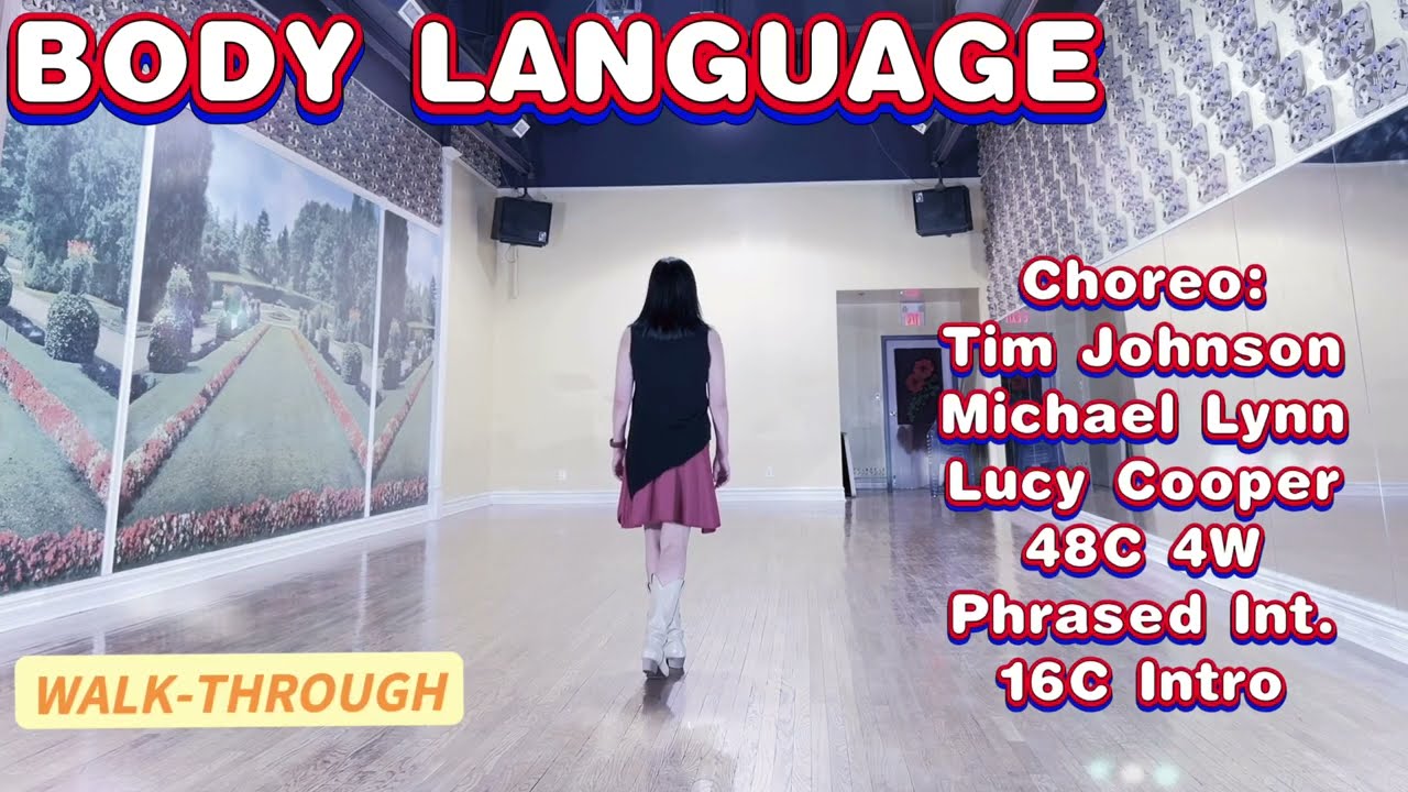 BODY LANGUAGE Line Dance (WALK-THROUGH)