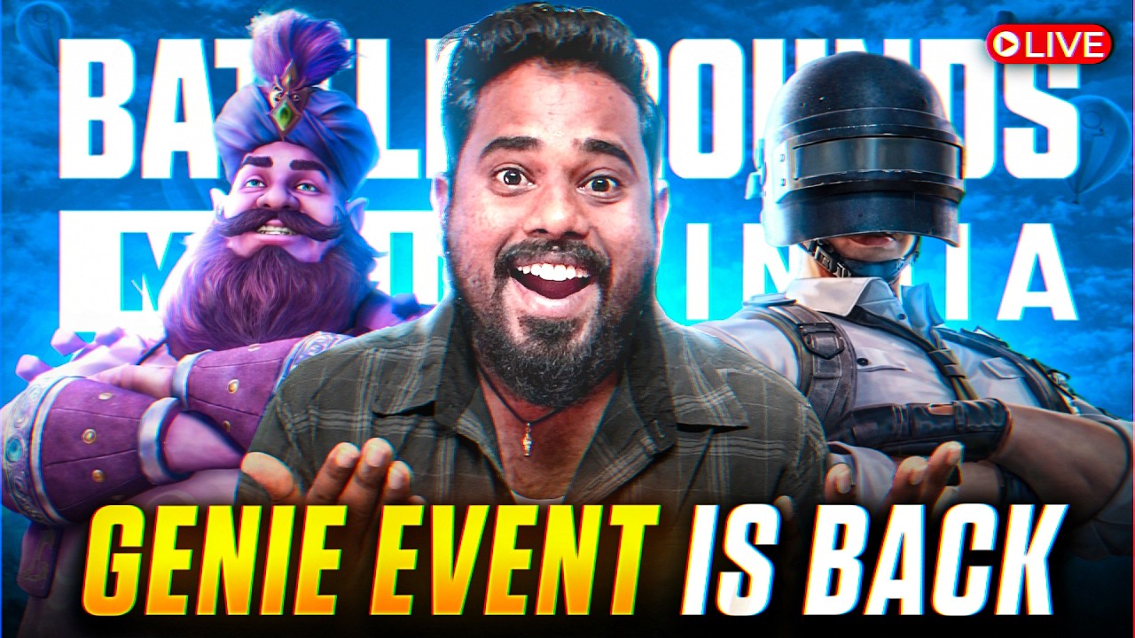 GENIE MODE BACK 😱 AIR LOOT + RECALLS 🔥 | BGMI LIVE TELUGU | Mad Lion YT - 2037