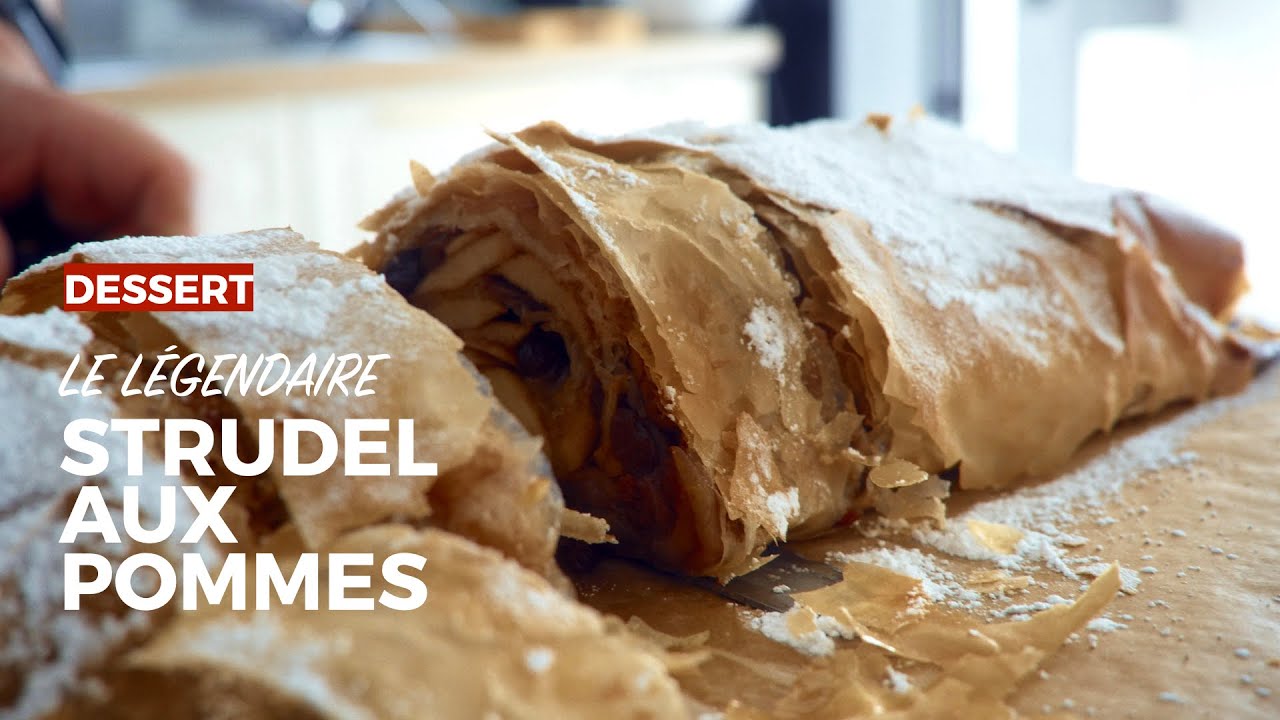 👩‍🍳 Recette simplifiée du STRUDEL aux POMMES avec de la pâte à filo ! 🥧 Facile et délicieux ! 😋