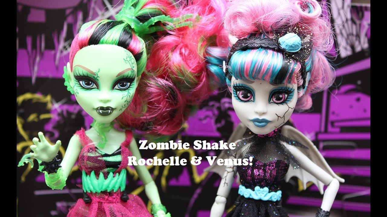 Monster High - Zombie Shake - Rochelle Goyle & Venus McFlytrap - Opening/Review!