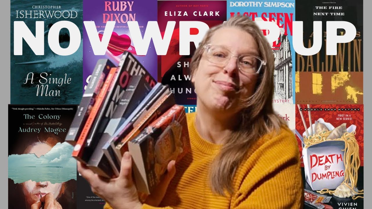 November Reading Wrap Up | 2025 | Booker Books, Cozy Mystery, Nonfiction & more! | Vlogmas Day 7