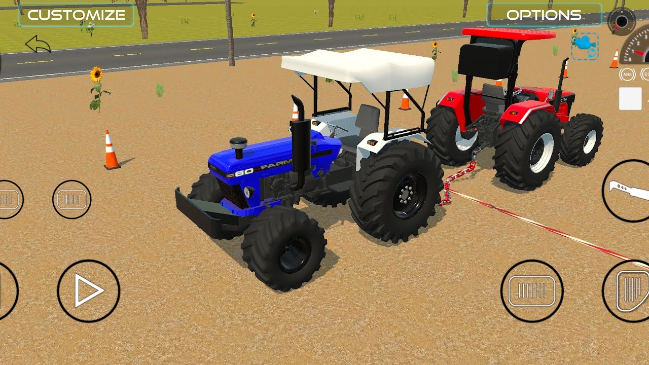 farmetrac vs jhotta power check ✅✅ win game game tractor tochan video 