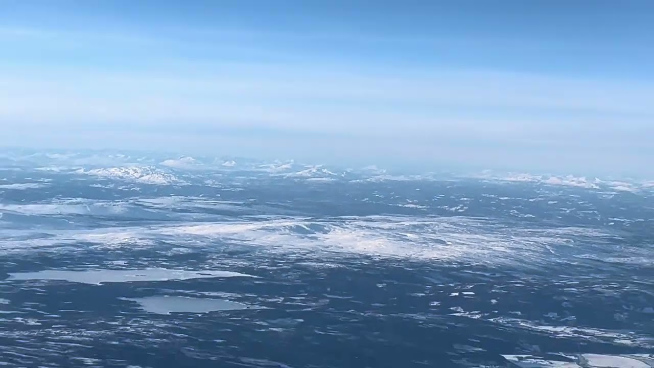 Crossing oven central Norway in a beautiful winter day