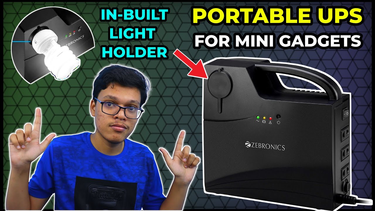20 hrs மேல Power Backup தரும் UPS - Zebronics CFL UPS Detail Review |  Loop Tech