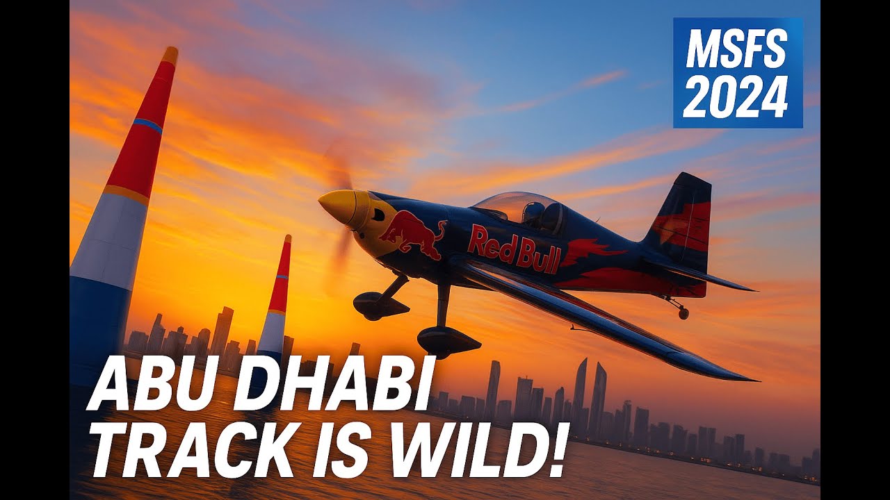 RED BULL AIR RACE in MSFS 2024: Abu Dhabi Track Is WILD! First Impressions!