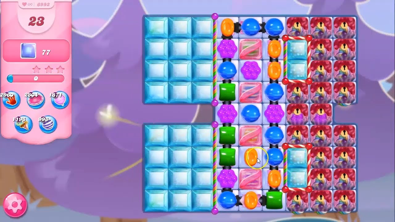 Candy Crush Saga LEVEL 6992 NO BOOSTERS