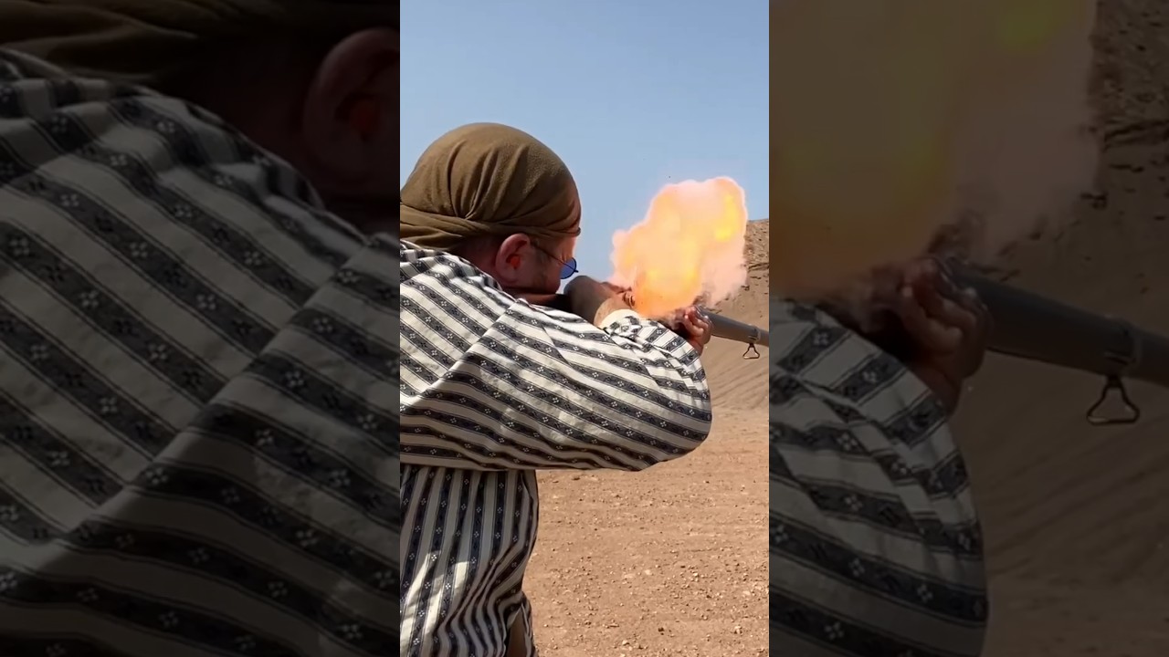 Заряжание и стрельба из гладкоствольного мушкета Springfield 1795 года