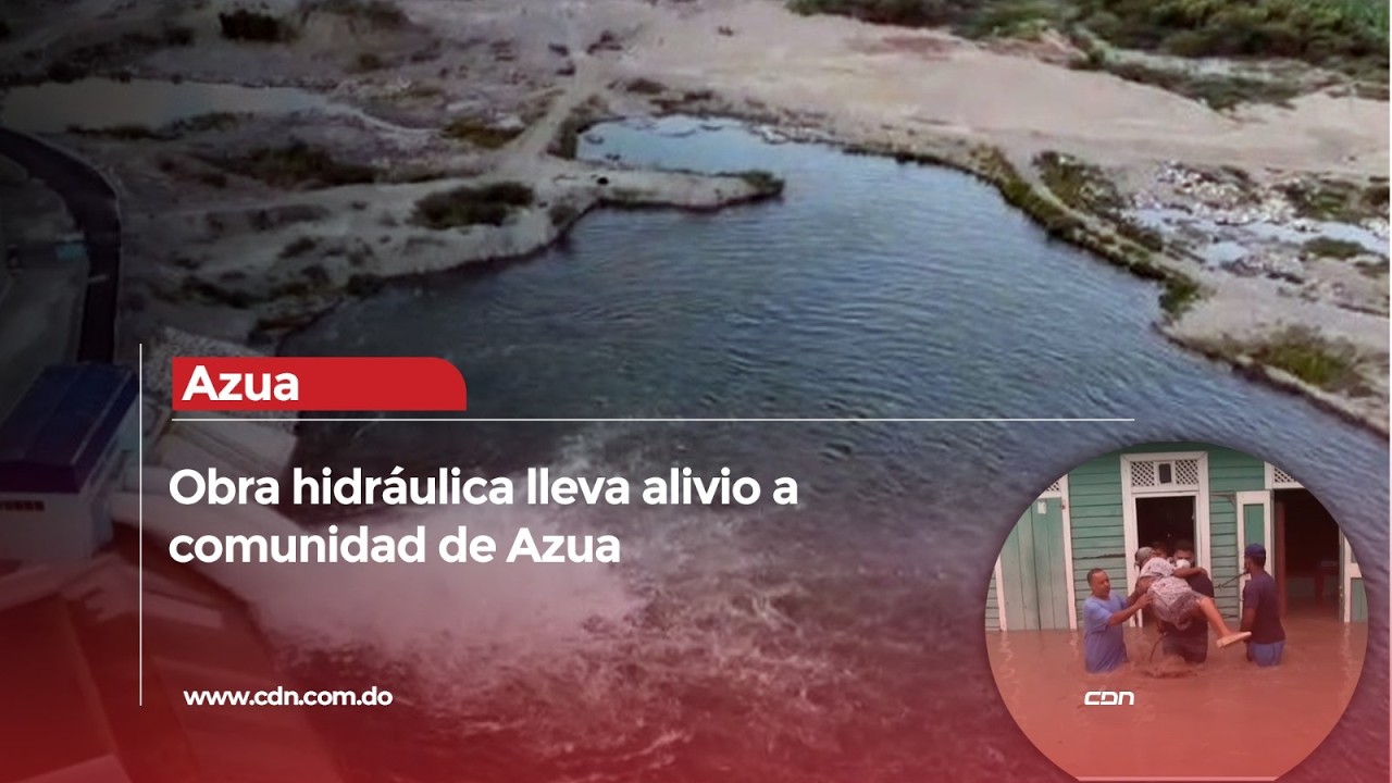 Indrhi realiza encauzamiento del río Tábara, en Azua