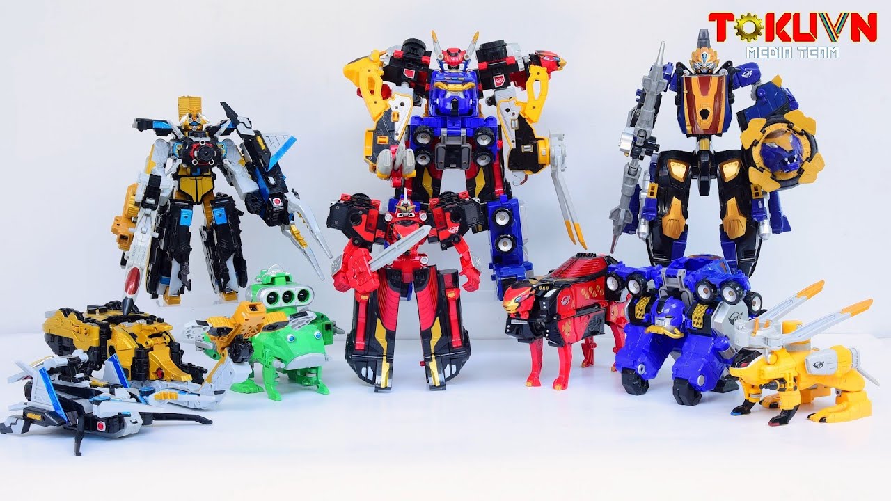 All DX Gattai Tokumei Sentai Go-Busters 2012! DX 特命戦隊 ゴーバスターズ! Power Rangers Beast Morphers! (60fps)