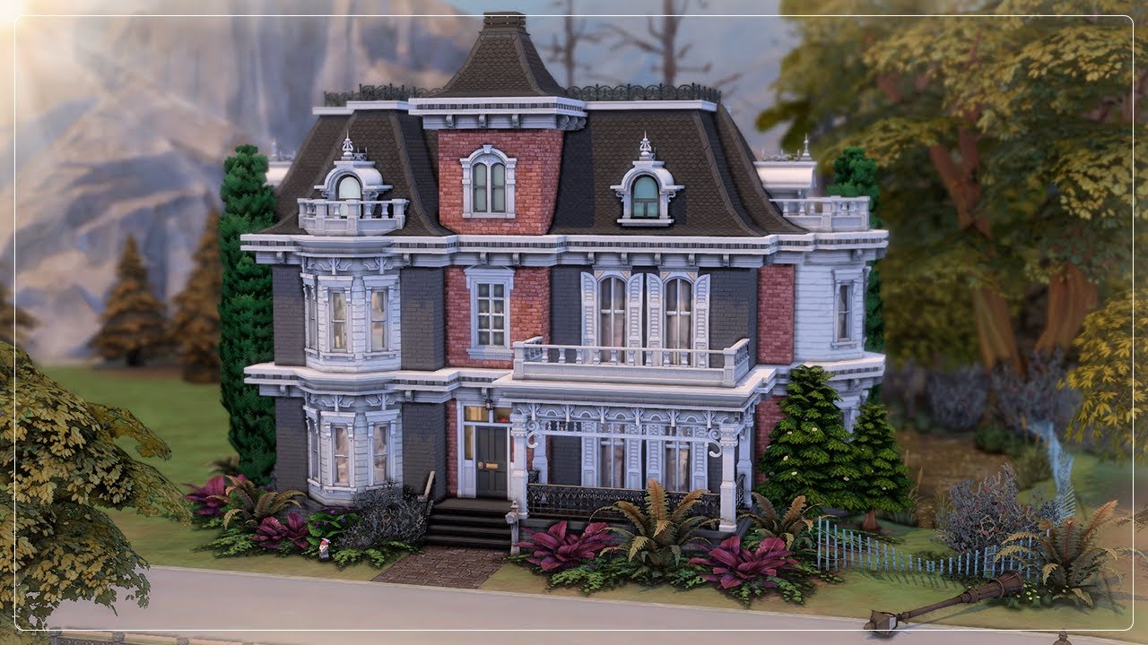 Поместье вампиров 🧛‍♂️| Симс 4: Строительство | Vatore Vampire Manor | The Sims 4: Speed Build