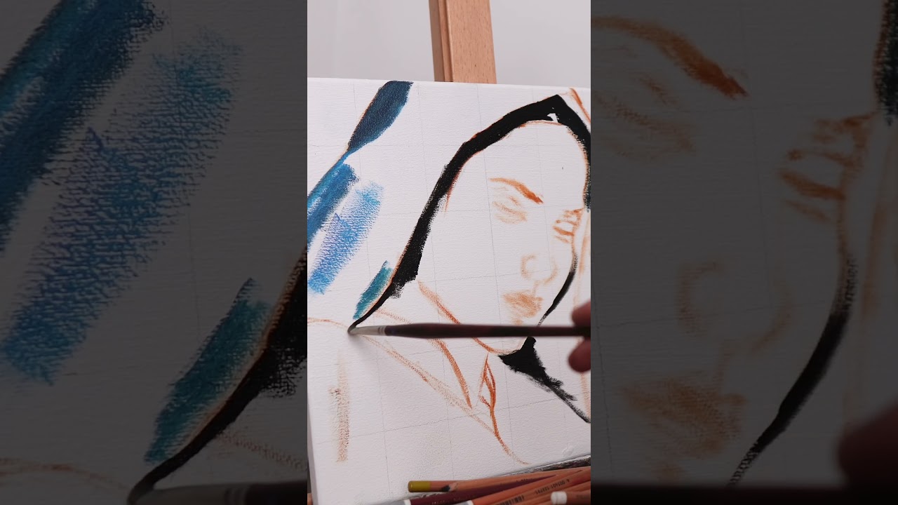 How to paint portrait alla prima