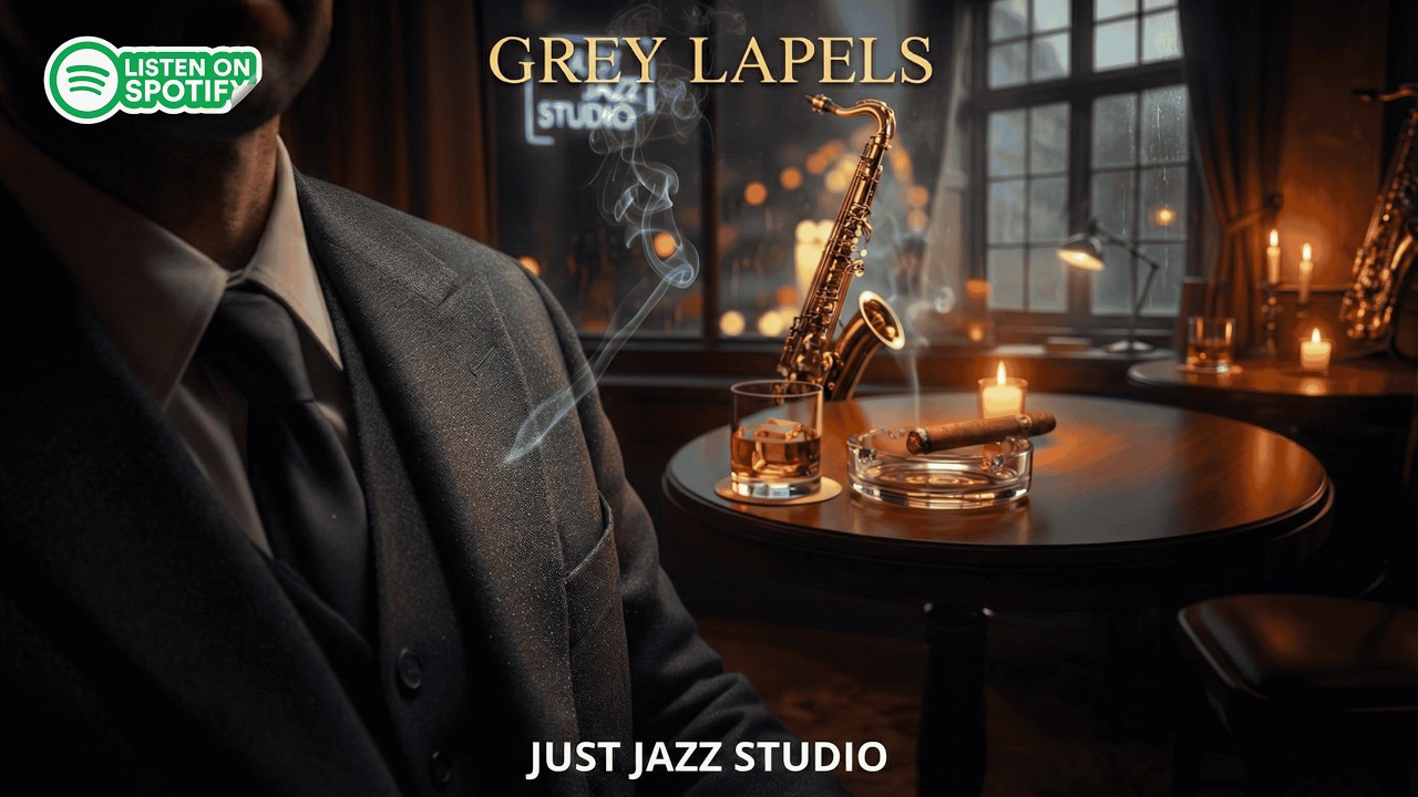 Grey Lapels – Smooth Lo-Fi Jazz Noir 🥃 Deep Relaxation & Concentration 2026