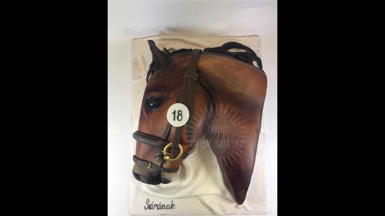 Kricky Cakes Decoration: Realistic Reacehorse cake tutorial 1080p