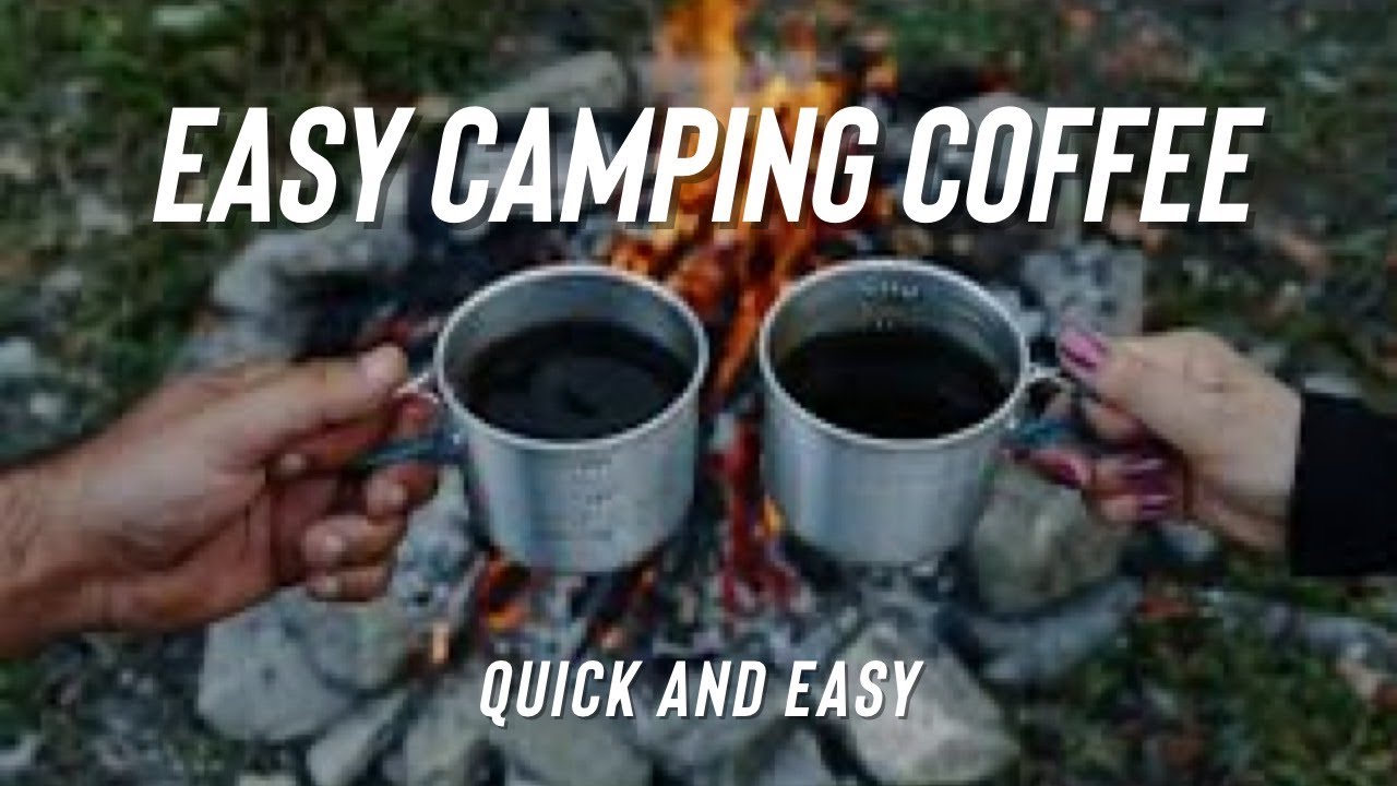 Easy Way to make coffee while camping | camp coffee