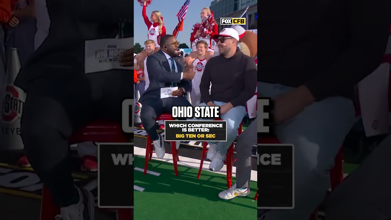 Which conference is better?  🤔 #Collegefootball #BigTen #SEC