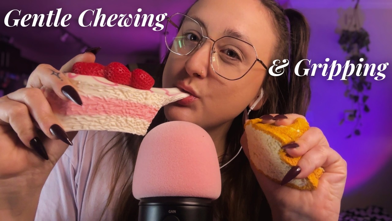 ASMR | Gentle Squishy Chewing & Gripping for Deep Sleep 🌙 (Soft Spoken)