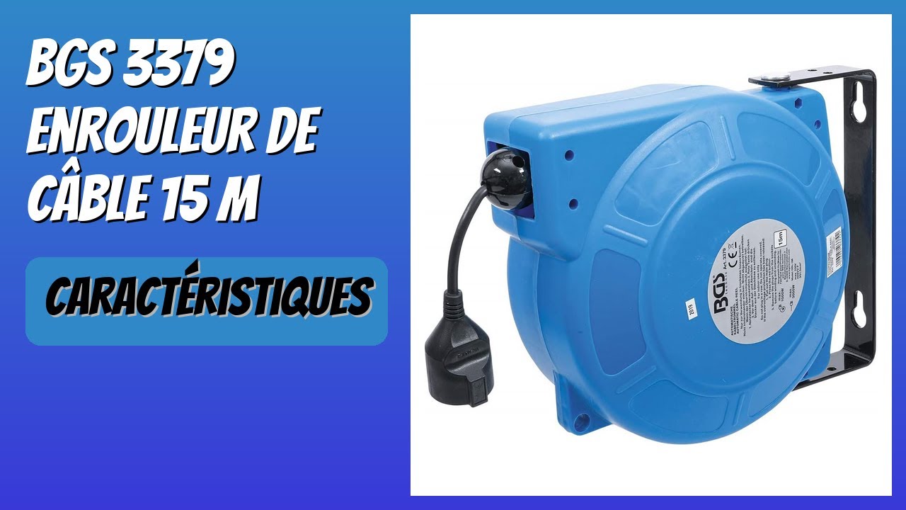 AVIS (2026) : BGS 3379 Enrouleur de câble 15 m. DÉTAILS