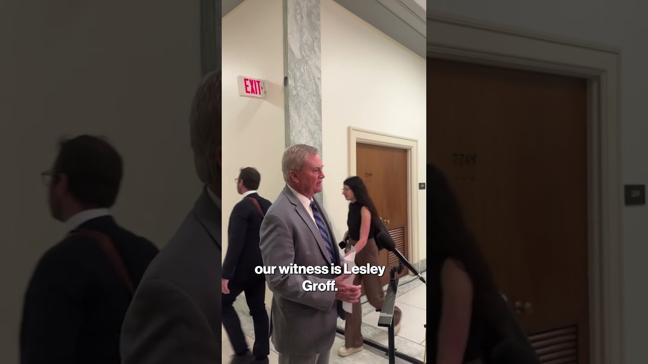 Ex-Epstein Assistant Lesley Groff&rsquo;s Two-Person Escort To Face Grilling Before the House #shorts